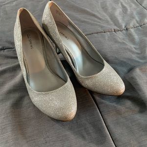 Women’s Silver Sparkly High Heels